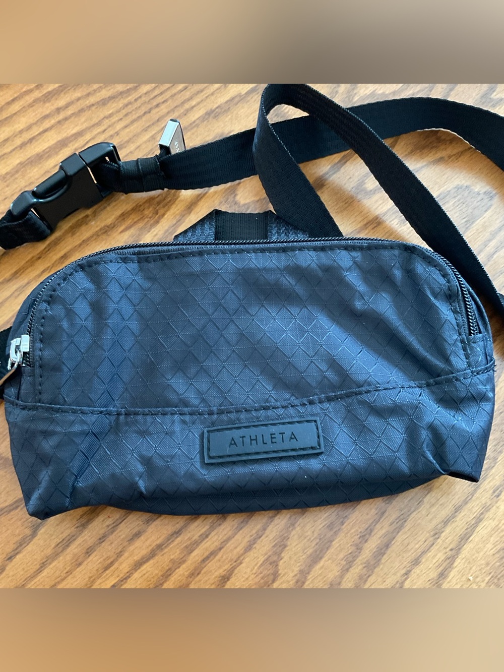 Athleta Black Diamond Ripstop Belt Bag Crossbody Fanny Pack Waist Bag